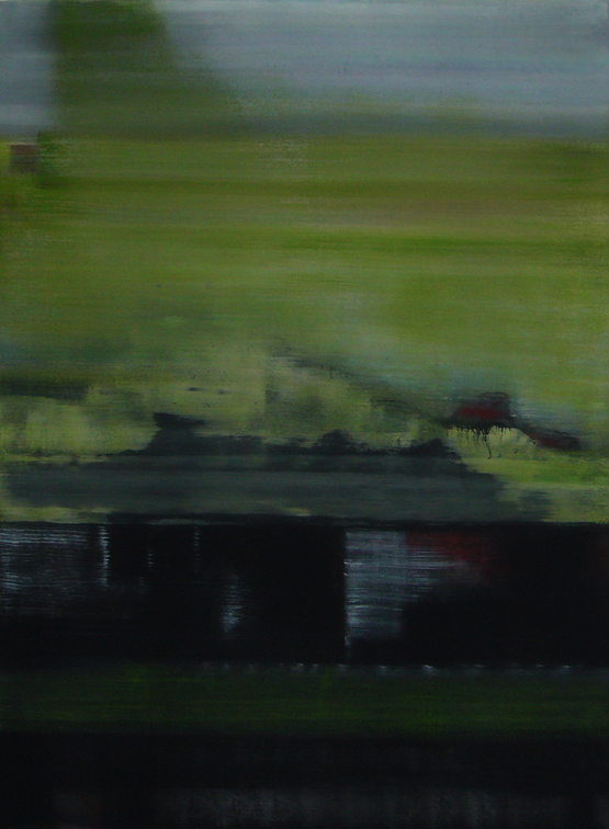 (T0687) Défilement 2, 2009, acrylique sur toile, 130 x 97 cm (18813 visites) (T0687) Défilement 2, 2009, acrylique sur toile, 130 x 97 cm