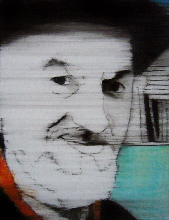 (T0690) Et n’est-ce, 2009, huile sur toile, 35 x 27 cm (31573 visites) (T0690) Et n’est-ce, 2009, huile sur toile, 35 x 27 cm