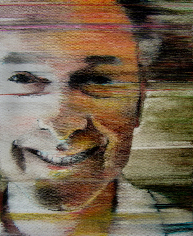 (T0703) Luc, 2009, huile sur toile, 27 x 22 cm