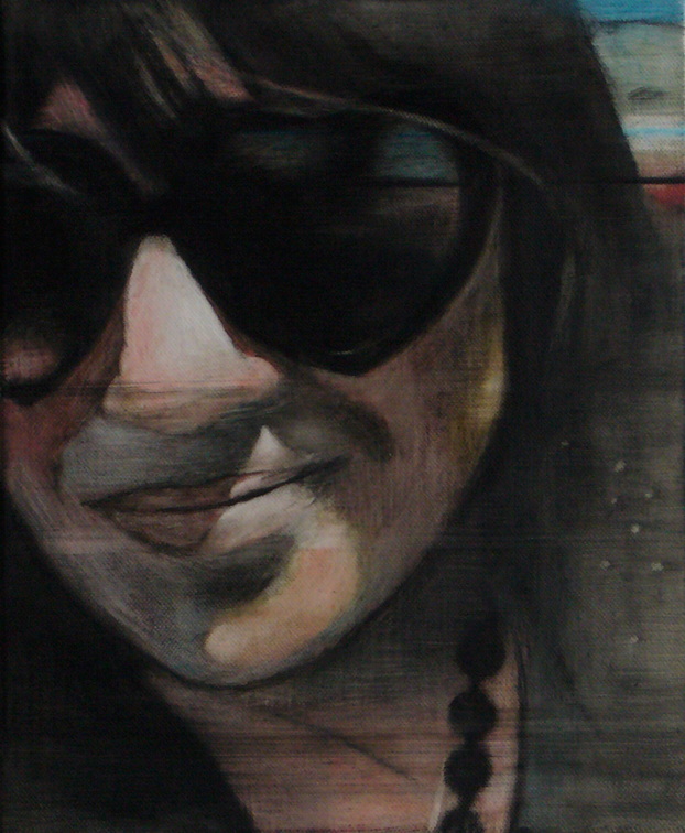 (T0709) Naomi, 2009, huile sur toile, 27 x 22 cm