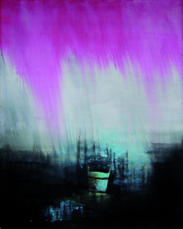 (T0720) Seau, 2009, acrylique sur toile, 200 x 160 cm (29492 visites) (T0720) Seau, 2009, acrylique sur toile, 200 x 160 cm