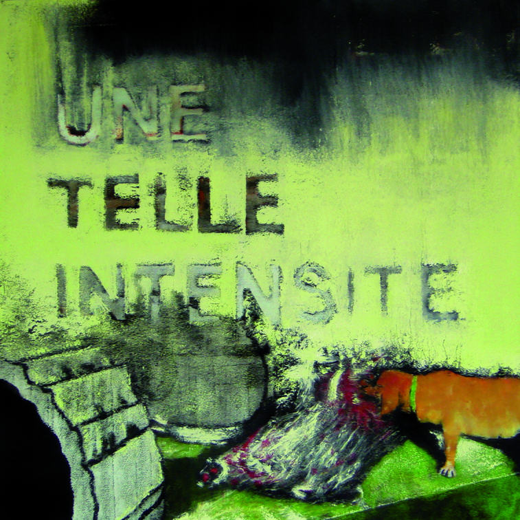 (T0721) Tableau de chasse 2, 2009, acrylique sur toile, 150 x 150 cm