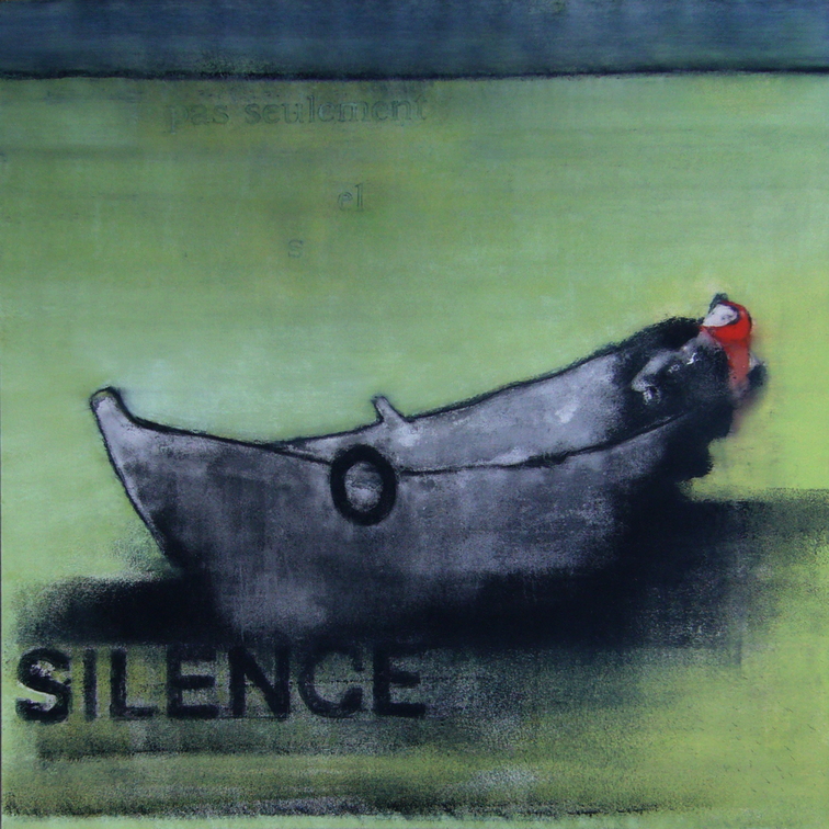 (T0722) Abandon, 2010, acrylique sur toile, 150 x 150 cm, collection privée (22482 visites) (T0722) Abandon, 2010, acrylique sur toile, 150 x 150 cm, collection privée