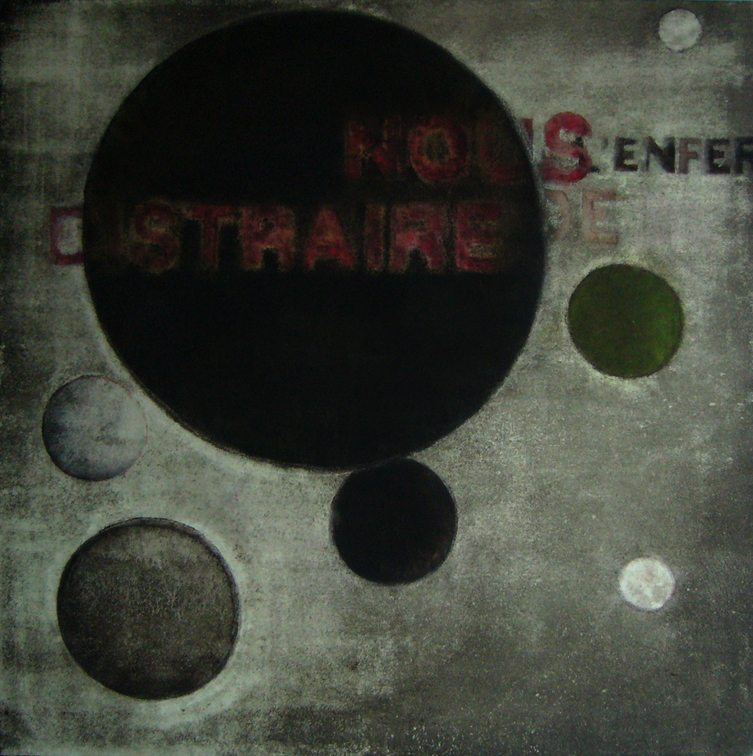 (T0731) Distraction, 2010, acrylique sur toile, 170 x 170 cm (22446 visites) (T0731) Distraction, 2010, acrylique sur toile, 170 x 170 cm