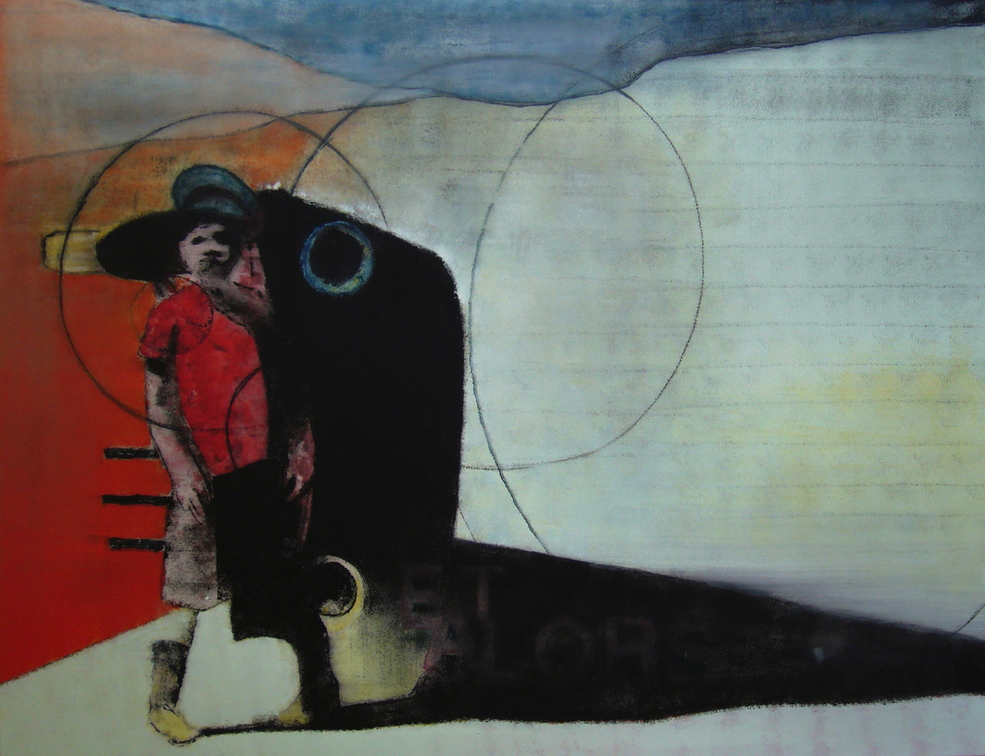 (T0735) Enfant 4, 2010, acrylique sur toile, 151 x 196 cm (23696 visites) (T0735) Enfant 4, 2010, acrylique sur toile, 151 x 196 cm