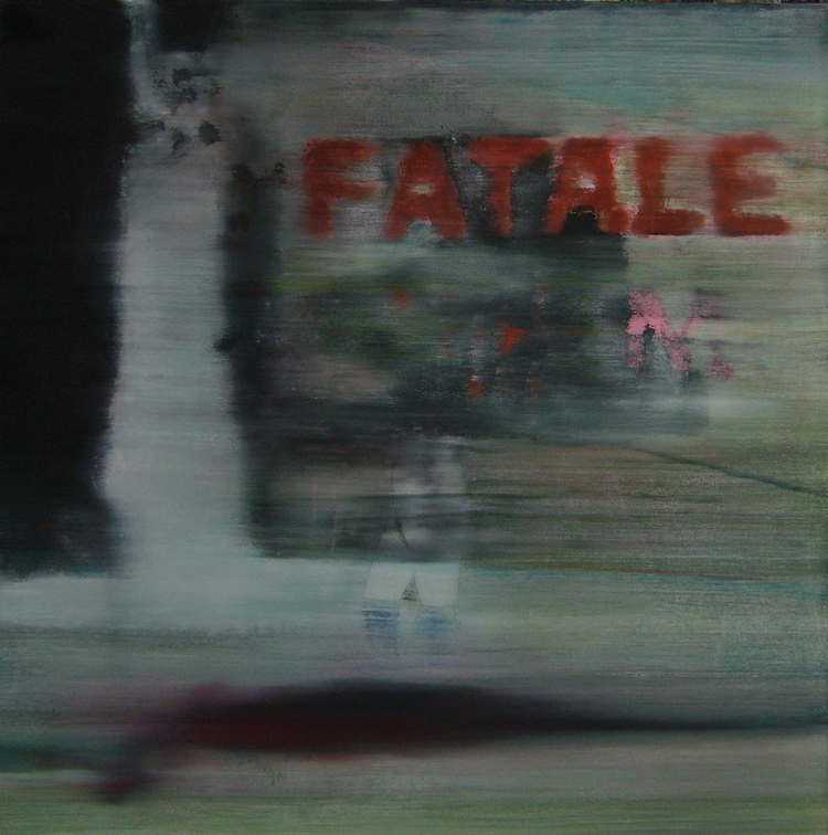 (T0737) Fatale, 2010, acrylique sur toile, 100 x 100 cm