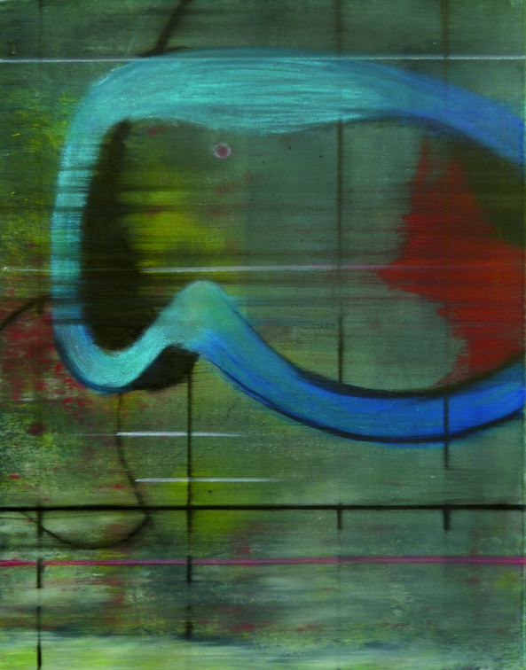 (T0754) Masque, 2010, acrylique sur toile, 35 x 27 cm (28227 visites) (T0754) Masque, 2010, acrylique sur toile, 35 x 27 cm