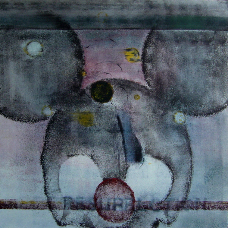 (T0755) Mickey, 2010, acrylique sur toile, 130 x 130 cm (21514 visites) (T0755) Mickey, 2010, acrylique sur toile, 130 x 130 cm