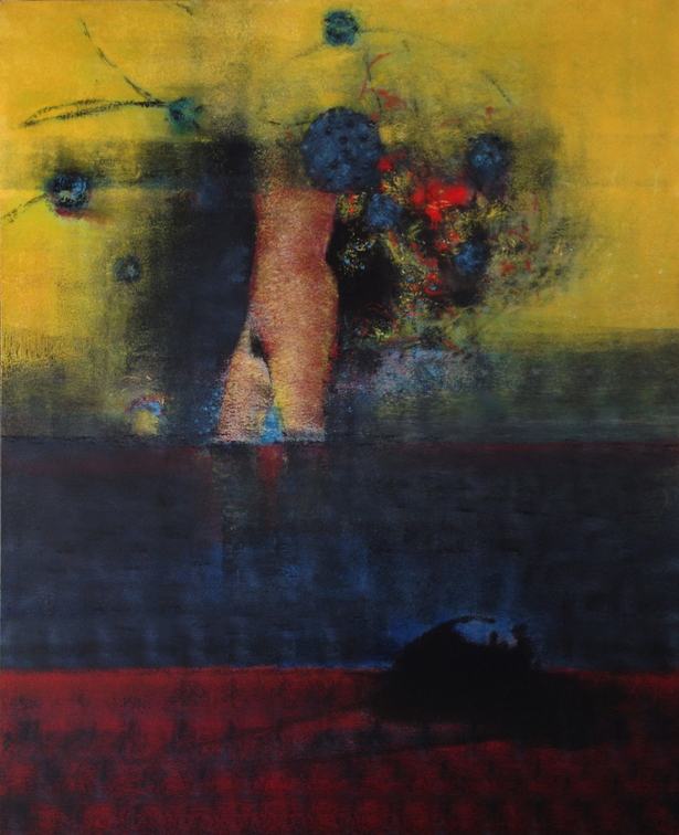 (T0756) Naissance de Vénus, 2010, acrylique sur toile, 146 x 114 cm, collection artiste (18699 visites) (T0756) Naissance de Vénus, 2010, acrylique sur toile, 146 x 114 cm, collection artiste
