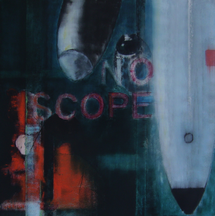 (T0757) No scope, 2010, acrylique sur toile, 160 x 160 cm (18137 visites) (T0757) No scope, 2010, acrylique sur toile, 160 x 160 cm