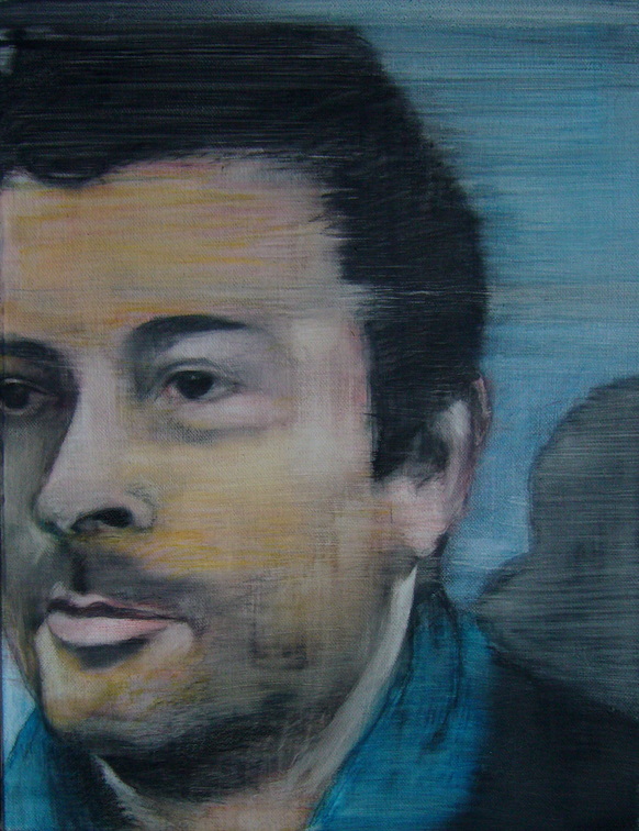 (T0762) Pierre W., 2010, huile sur toile, 35 x 27 cm (47769 visites) (T0762) Pierre W., 2010, huile sur toile, 35 x 27 cm