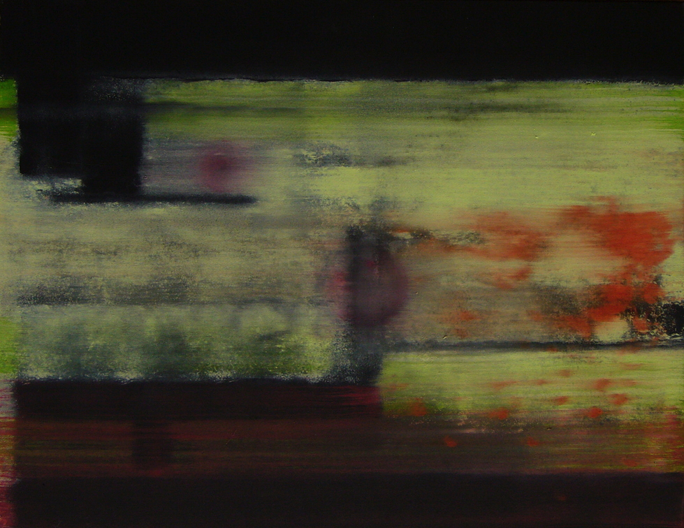 (T0766) Sans titre, 2010, acrylique sur toile, 50 x 65 cm, collection privée