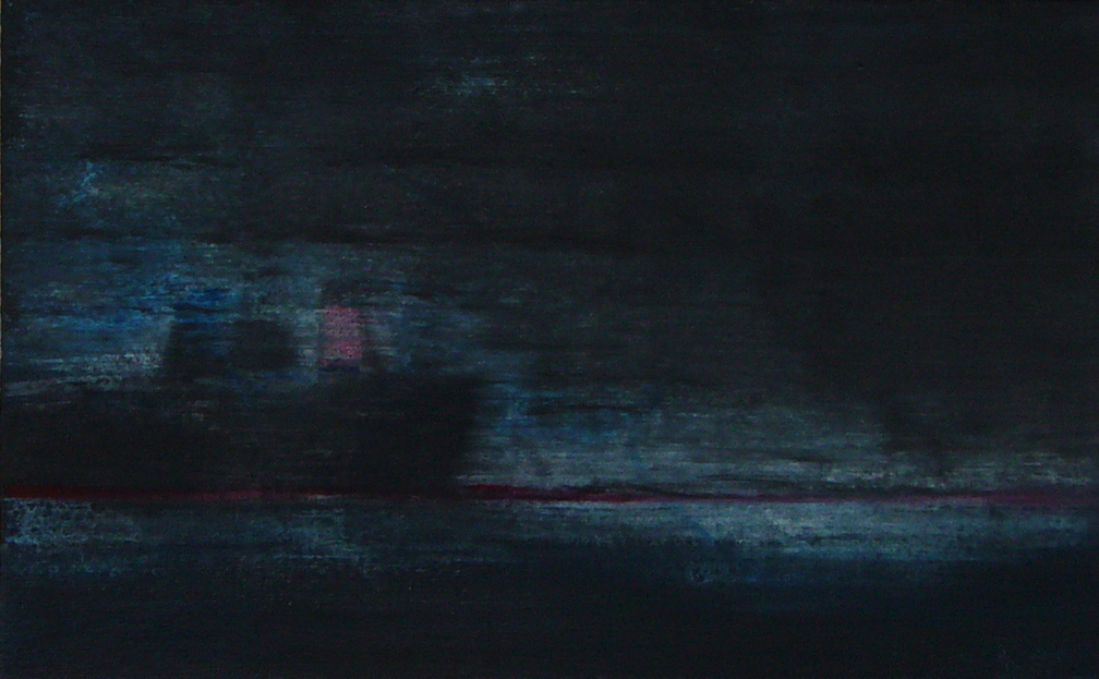 (T0769) Tanker, 2010, acrylique sur toile, 19 x 27 cm (52831 visites) (T0769) Tanker, 2010, acrylique sur toile, 19 x 27 cm