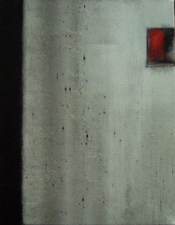 (T0772) Veduta, 2010, acrylique sur toile, 35 x 27 cm, collection privée
