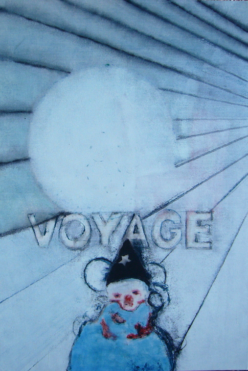 (T0774) Voyage, 2010, acrylique sur toile, 116 x 89 cm (17450 visites) (T0774) Voyage, 2010, acrylique sur toile, 116 x 89 cm