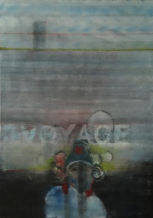 (T0775) Voyage 2, 2010, acrylique sur toile, 116 x 89 cm (102060 visites) (T0775) Voyage 2, 2010, acrylique sur toile, 116 x 89 cm