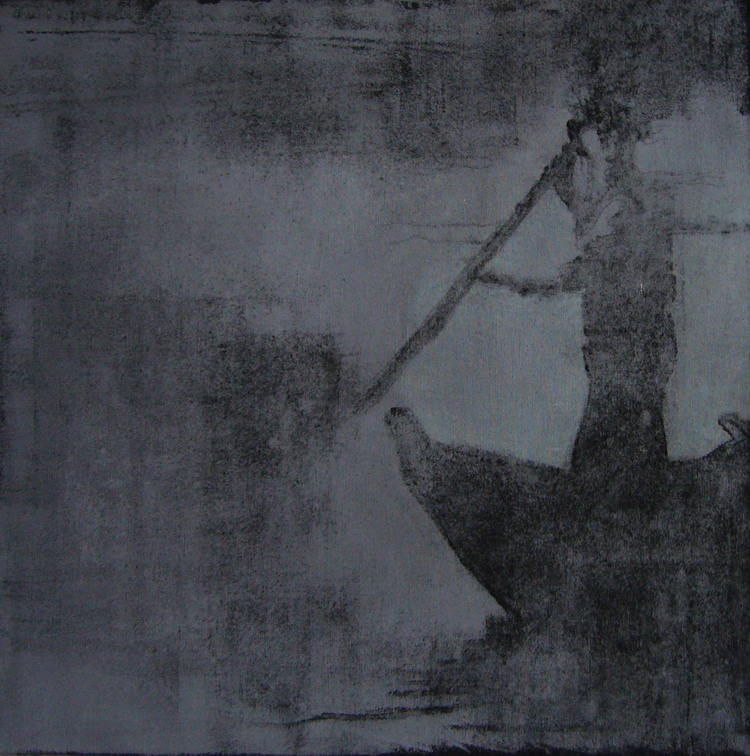 (T0777) Aller, 2011, acrylique sur toile, 60 x 60 cm