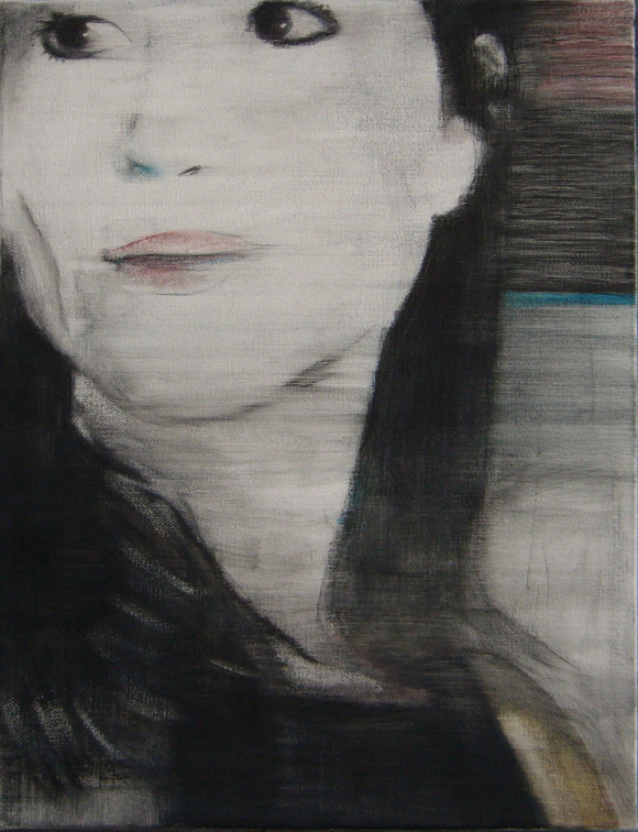 (T0779) Ciret woman, 2011, huile sur toile, 35 x 27 cm (16482 visites) (T0779) Ciret woman, 2011, huile sur toile, 35 x 27 cm