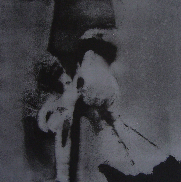 (T0786) Laisse, 2011, acrylique sur toile, 60 x 60 cm, collection privée
