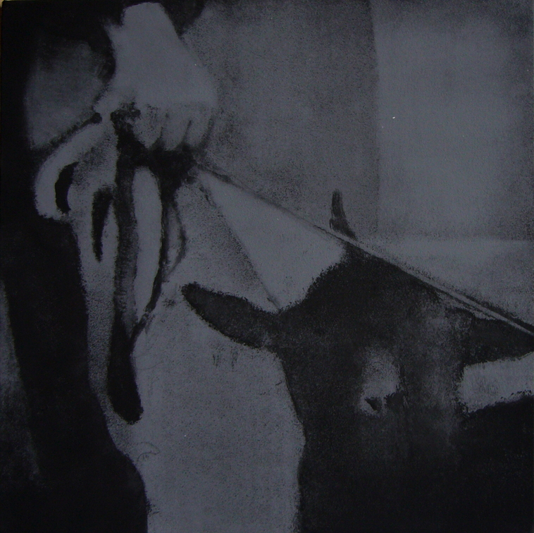 (T0787) Mouton, 2011, acrylique sur toile, 100 x 100 cm (17707 visites) (T0787) Mouton, 2011, acrylique sur toile, 100 x 100 cm