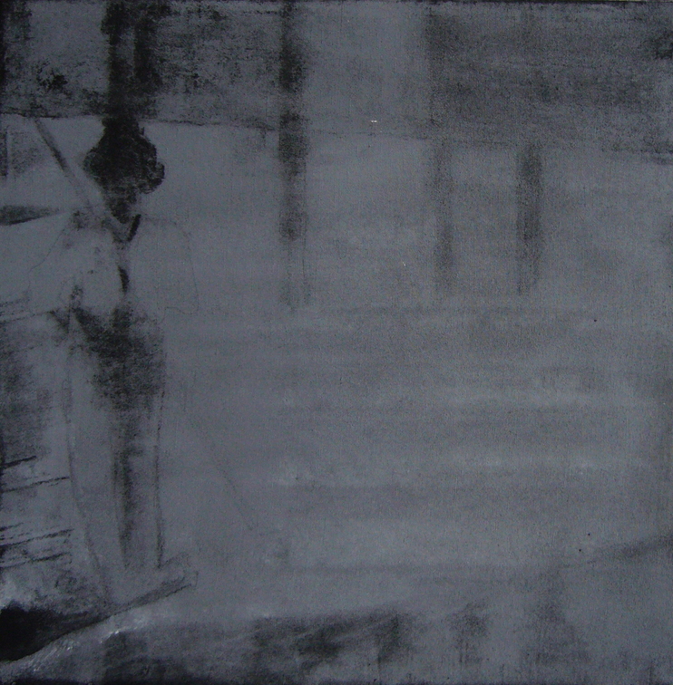 (T0792) Retour, 2011, acrylique sur toile, 60 x 60 cm, collection privée (17215 visites) (T0792) Retour, 2011, acrylique sur toile, 60 x 60 cm, collection privée