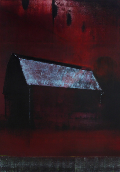 (T0808) Grange 3, 2011-2012, acrylique sur toile, 162 x 114 cm, collection artiste.jpg