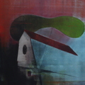 (T0809) Grange 4, 2011-2012, acrylique sur toile, 162 x 114 cm, collection artiste