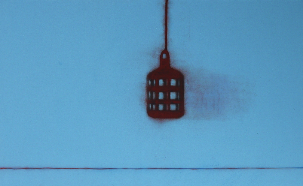 (T0811) Lanterne, 2012, acrylique sur toile, 81 x 130 cm (28877 visites) (T0811) Lanterne, 2012, acrylique sur toile, 81 x 130 cm