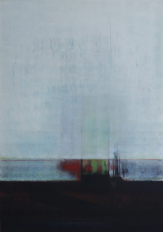 (T0818) Pierre noire, 2012, acrylique sur toile, 162 x 114 cm, collection privée (28099 visites) (T0818) Pierre noire, 2012, acrylique sur toile, 162 x 114 cm, collection privée