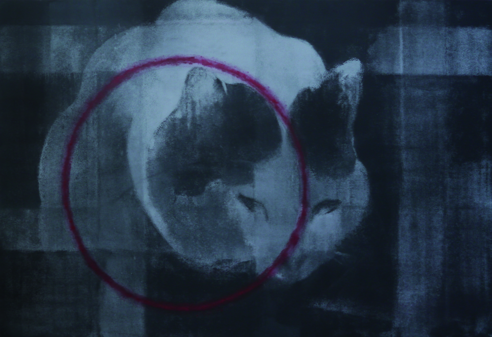 (T0824) Prédateur, 2012, acrylique sur toile, 130 x 195 cm (28829 visites) (T0824) Prédateur, 2012, acrylique sur toile, 130 x 195 cm