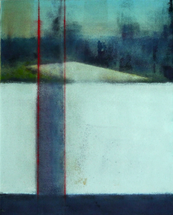 (T0843) Havre 2, 2013, acrylique sur toile, 50 x 40 cm, collection privée