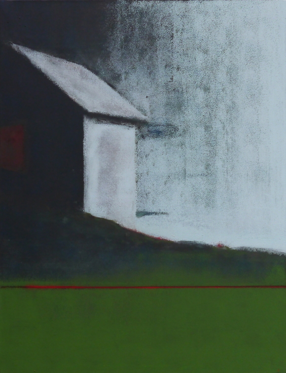 (T0846) La cabane, 2013, acrylique sur toile, 65 x 50 cm, collection privée (24586 visites) (T0846) La cabane, 2013, acrylique sur toile, 65 x 50 cm, collection privée