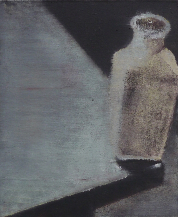 (T0851) Le flacon d’Edward, 2013, acrylique sur toile, 50 x 40 cm, collection privée