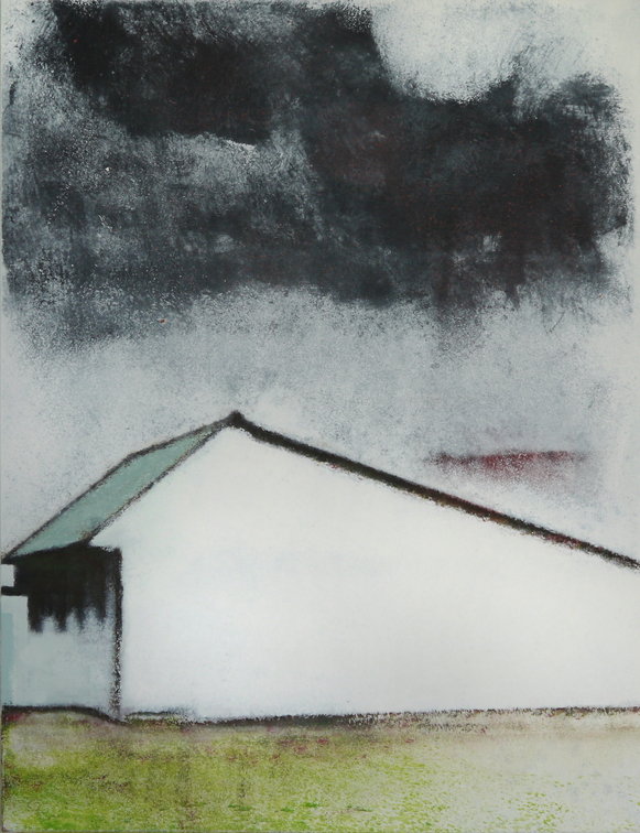 (T0867) Avant la tempête, 2014, acrylique sur toile, 65 x 50 cm, collection privée