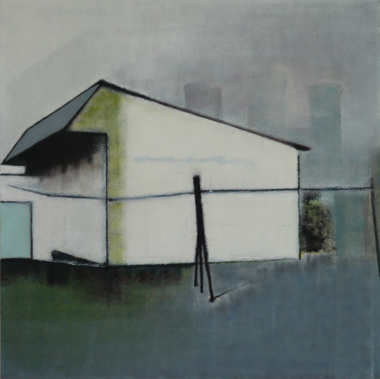 (T0872) Closerie, 2014, acrylique sur toile, 100 x 100 cm, collection privée (20907 visites) (T0872) Closerie, 2014, acrylique sur toile, 100 x 100 cm, collection privée