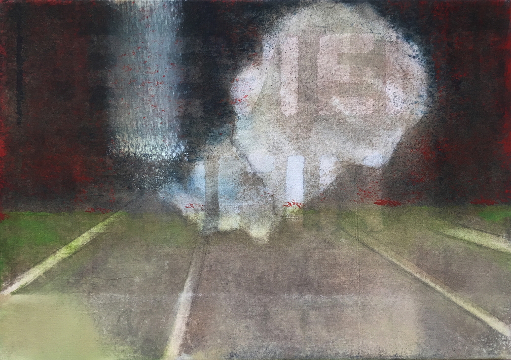 (T0896) Petit nuage, 2014, acrylique sur toile, 27 x 35 cm (60962 visites) (T0896) Petit nuage, 2014, acrylique sur toile, 27 x 35 cm