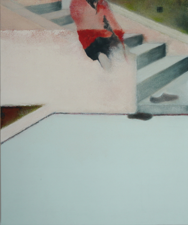 (T0900) Repos, 2014, acrylique sur toile, 65 x 54 cm, collection privée (17268 visites) (T0900) Repos, 2014, acrylique sur toile, 65 x 54 cm, collection privée