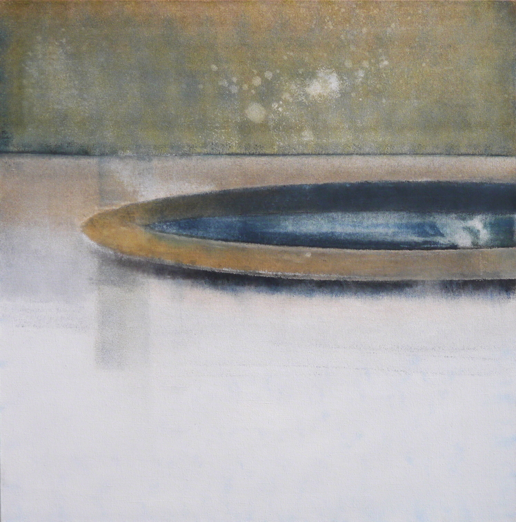 (T0919) La vision de Narcisse 2, 2015, acrylique sur toile, 100 x 100 cm, collection privée