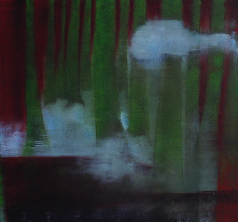 (T0922) Les irradiés (étude), 2015, acrylique sur toile, 63 x 67 cm, collection artiste