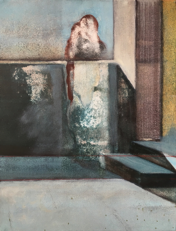 (T0931) Sentinelle (étude), 2015, acrylique sur toile, 35 x 27 cm, collection artiste (38245 visites) (T0931) Sentinelle (étude), 2015, acrylique sur toile, 35 x 27 cm, collection artiste