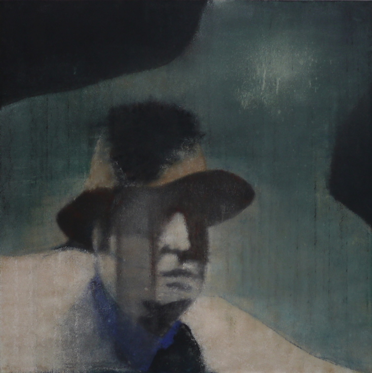 (T0937) Edward H. à l’origine, 2016, acrylique sur toile, 100 x 100 cm, collection privée (43334 visites) (T0937) Edward H. à l’origine, 2016, acrylique sur toile, 100 x 100 cm, collection privée
