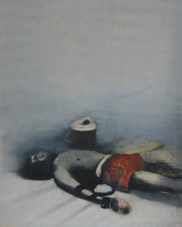 (T0938) KO, 2016, acrylique sur toile, 162 x 130 cm (40859 visites) (T0938) KO, 2016, acrylique sur toile, 162 x 130 cm