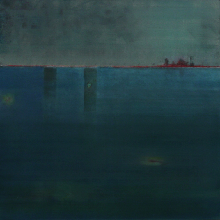 (T0945) Marine, 2016, acrylique sur toile, 100 x 100 cm, collection privée (46191 visites) (T0945) Marine, 2016, acrylique sur toile, 100 x 100 cm, collection privée