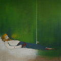 (T0950) Platon, 2016, acrylique sur toile, 200 x 200 cm, collection privée