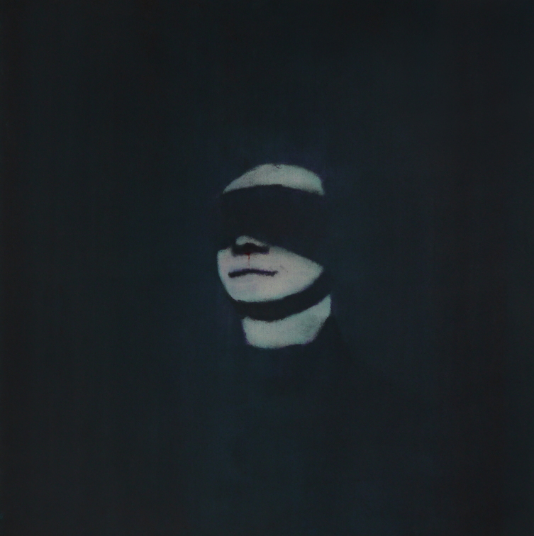 (T0955) Tirésias, 2016, acrylique sur toile, 100 x 100 cm