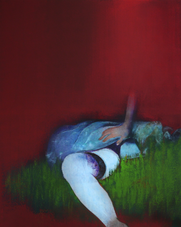 (T0957) Visitation, 2016, acrylique sur toile, 162 x 130 cm, collection artiste (50511 visites) (T0957) Visitation, 2016, acrylique sur toile, 162 x 130 cm, collection artiste