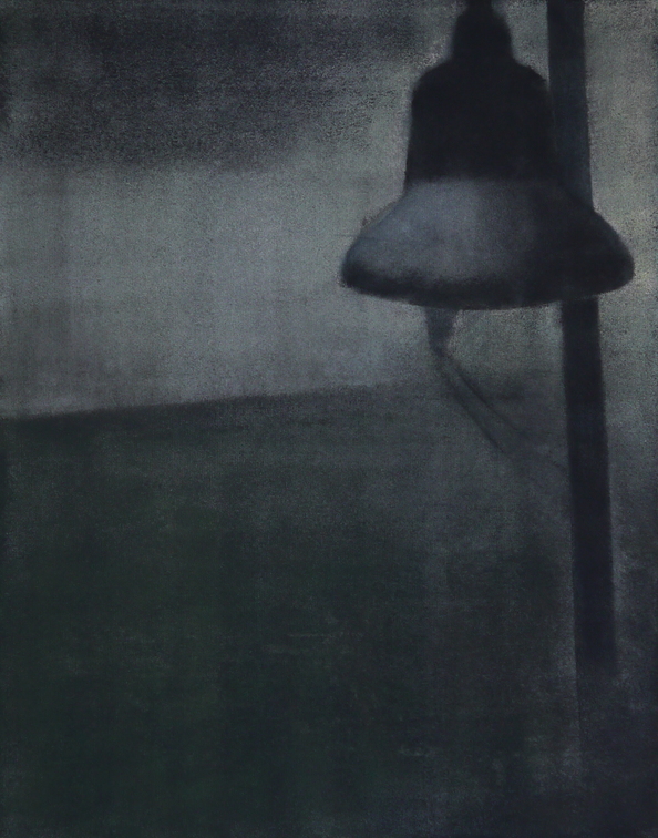 (T0965) Cloche, 2017, acrylique sur toile, 92 x 73 cm, collection privée (31281 visites) (T0965) Cloche, 2017, acrylique sur toile, 92 x 73 cm, collection privée