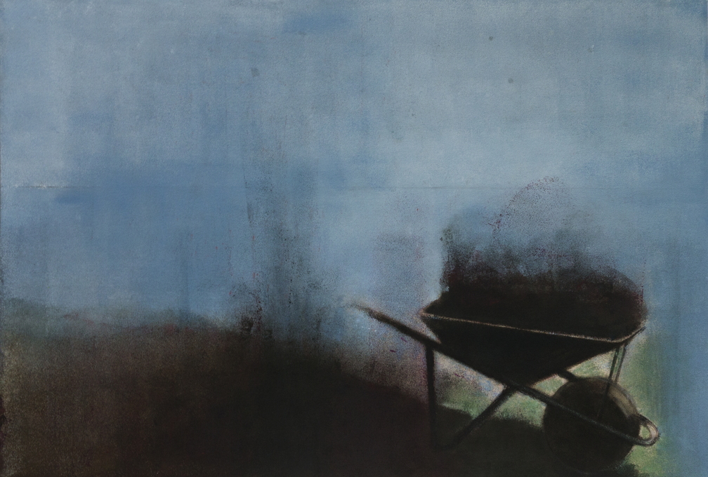 (T0967) Dans les champs, 2017, acrylique sur toile, 89 x 130 cm (26424 visites) (T0967) Dans les champs, 2017, acrylique sur toile, 89 x 130 cm
