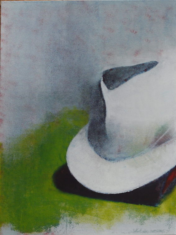 (T0969) Écrivain, 2016-2017, acrylique sur toile, 73 x 54 cm