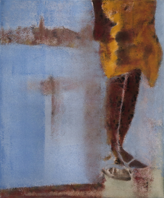 (T1017) Le Maroc de E. D., 2018, acrylique sur toile, 65 x 54 cm, collection privée